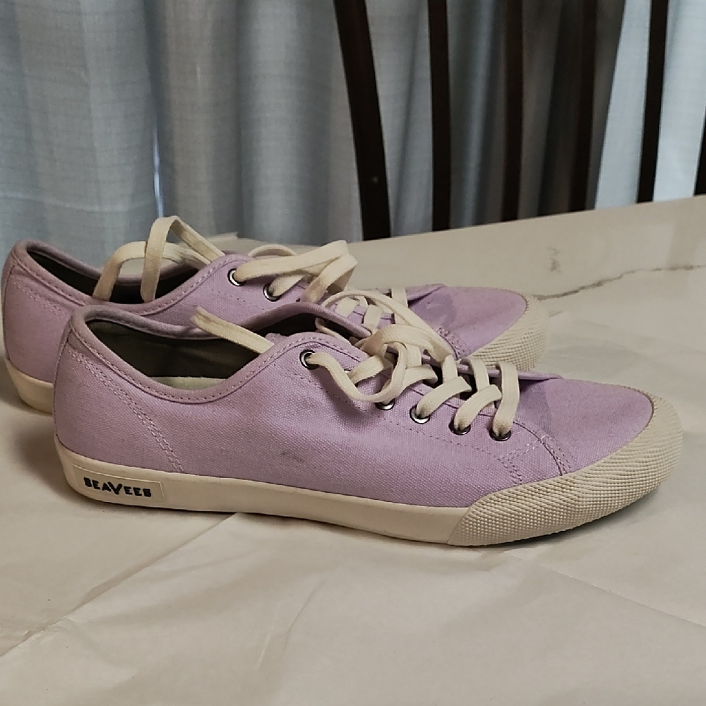 SeaVees Purple Canvas Sneakers Casual Style
